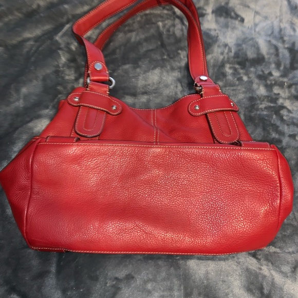 Tignanello Red Leather Purse - Picture 3 of 8